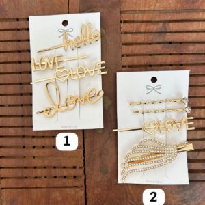 Hair Clips Card