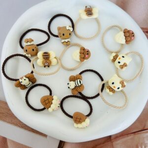 Cute Cartoon Kids Hairties Combo (12 pcs)