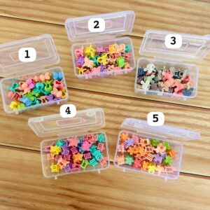 Colorful Mini Hair Claws (Pack of 30)