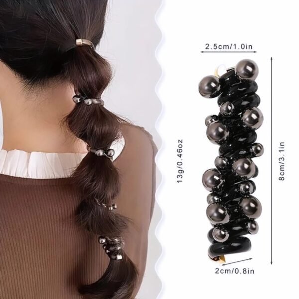 Pearls spiral Hairties - Image 5