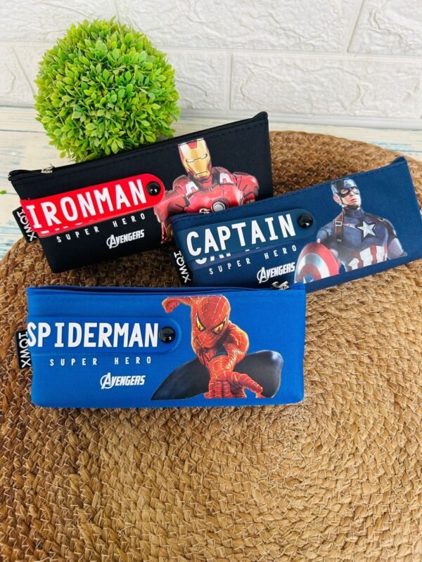 Super hero canvas pencil pouch - Image 9