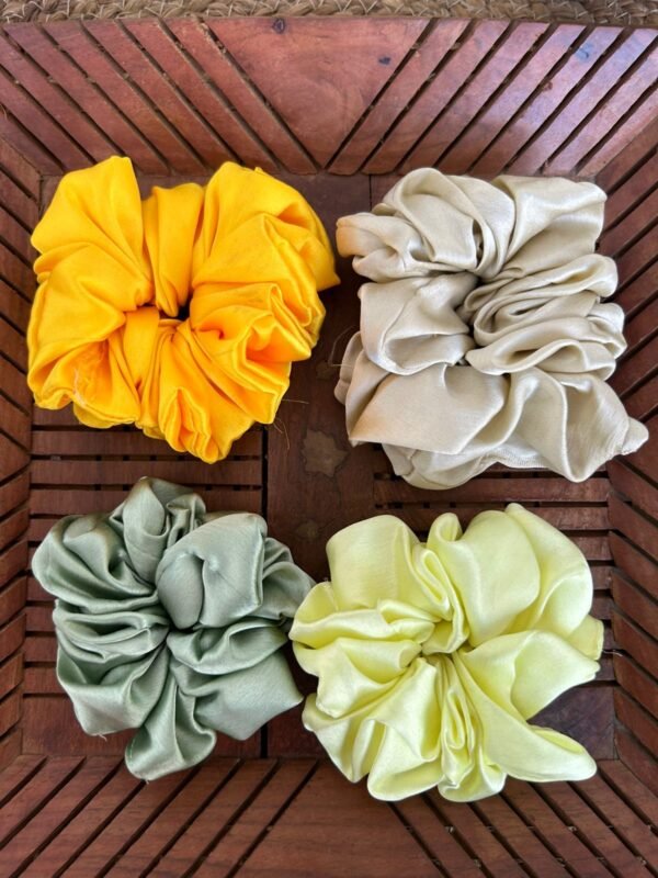 Jumbo Satin Scrunchies