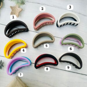 Dual color Matte Hair Claws
