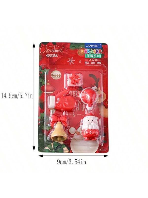 Christmas Mini Erasers (9 pcs) - Image 9