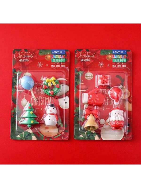 Christmas Mini Erasers (9 pcs)