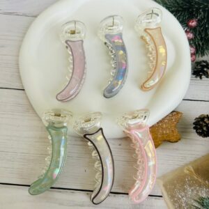 Bofeini Holographic Banana Mirchi Clip