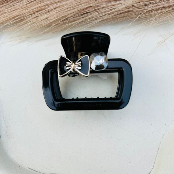 Korean Acrylic Bow Hair Claws - Image 2