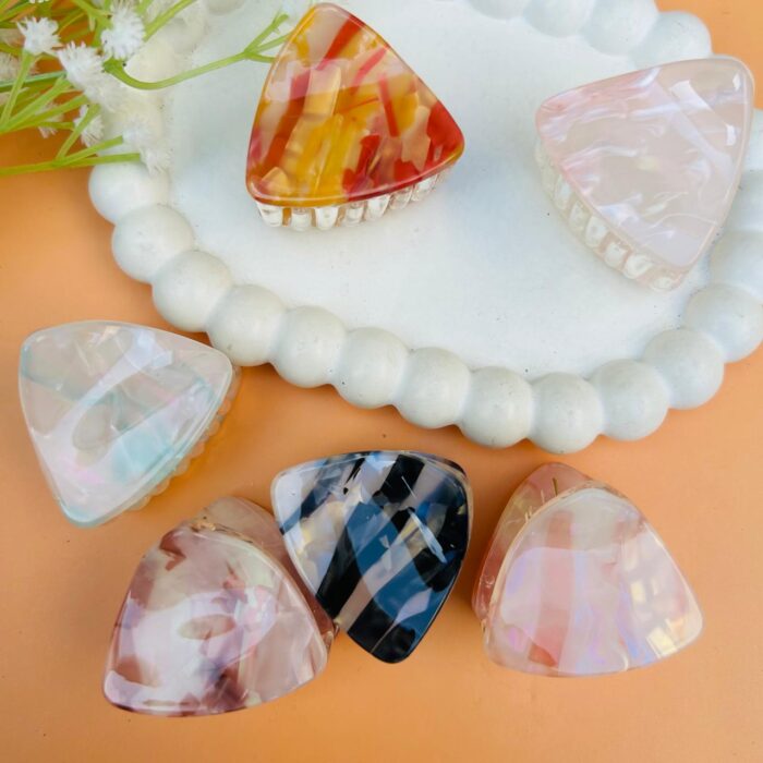 Bofeini Marble printed Hair Claw 2