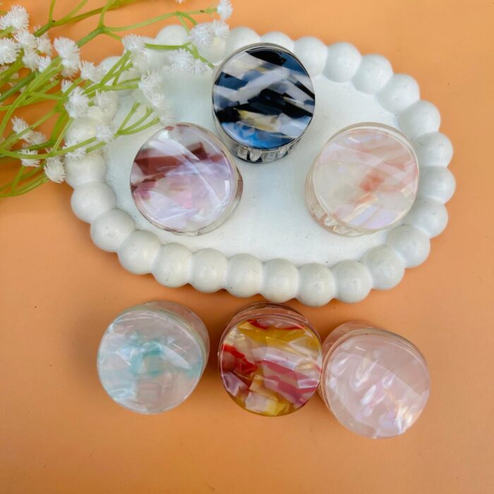 Bofeini Marble printed Hair Claws2