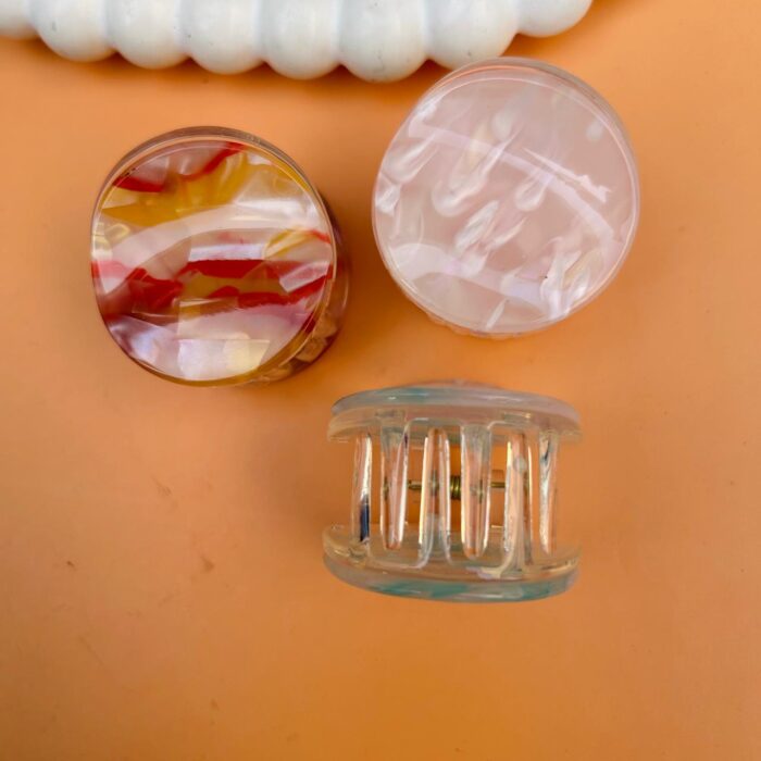 Bofeini Marble printed Hair Claws3