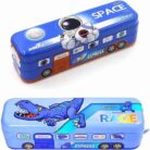 Character theme metal Bus Pencil Box1