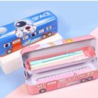 Character theme metal Bus Pencil Box3