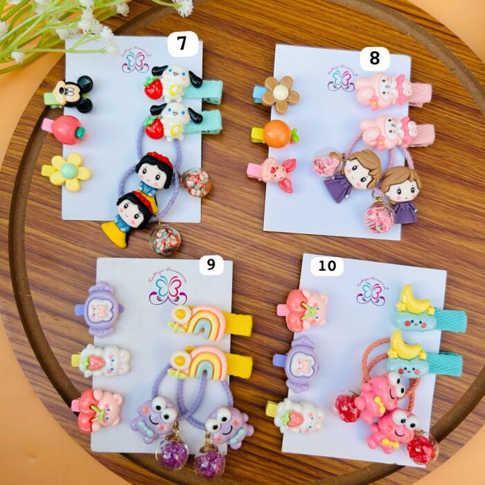 Cute Kids Hair Accessories Combo Card2