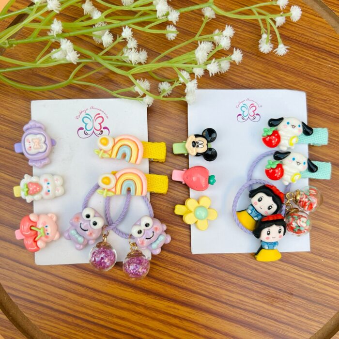 Cute Kids Hair Accessories Combo Card6