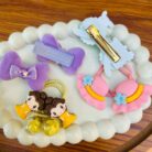 Kids Hair Clips ties Combo Card1