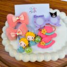 Kids Hair Clips ties Combo Card3