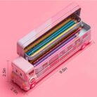 Magic Bus Metal Pencil Box