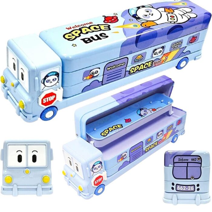 Magic Bus Metal Pencil Box1