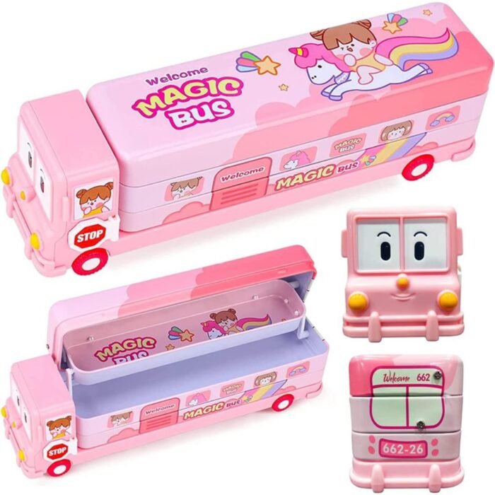 Magic Bus Metal Pencil Box6