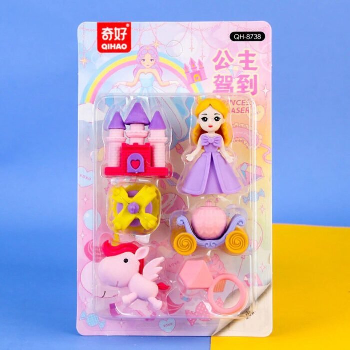 Princess erasers Set4