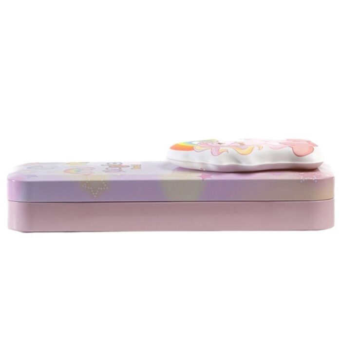 Puffy Unicorn Double decker Metal Pencil Box2