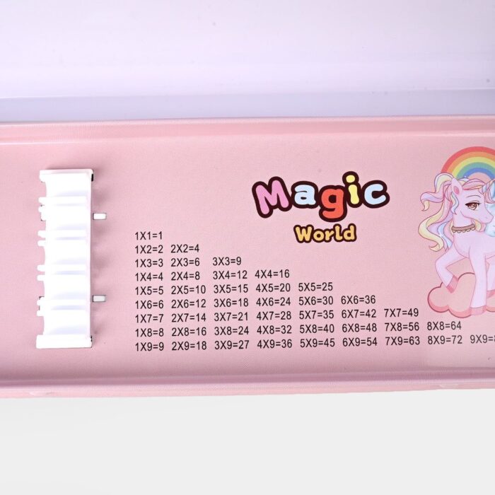Puffy Unicorn Double decker Metal Pencil Box5