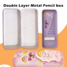 Puffy Unicorn Double decker Metal Pencil Box6