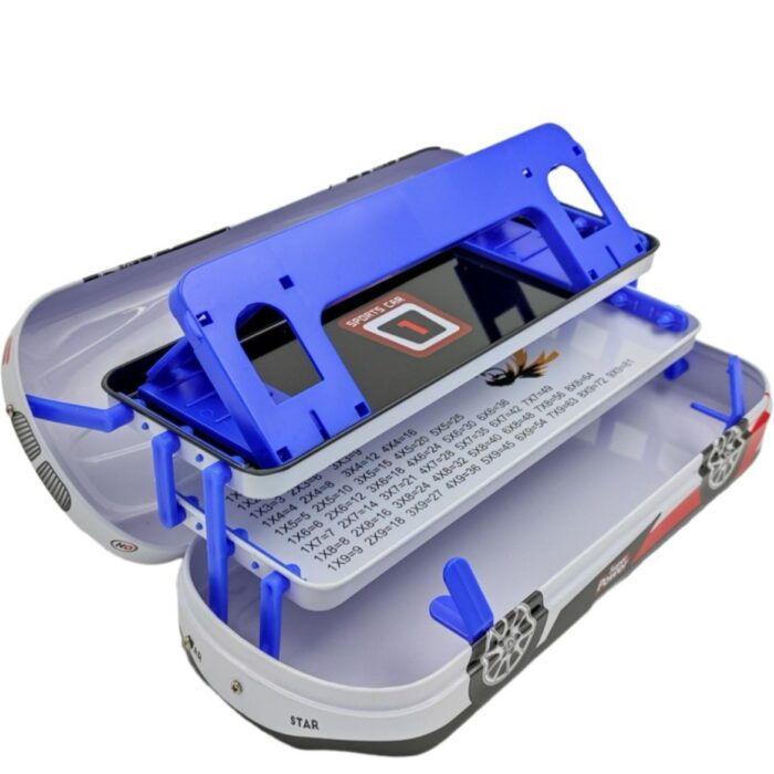 Racing Car Pencil Box with Book Stand