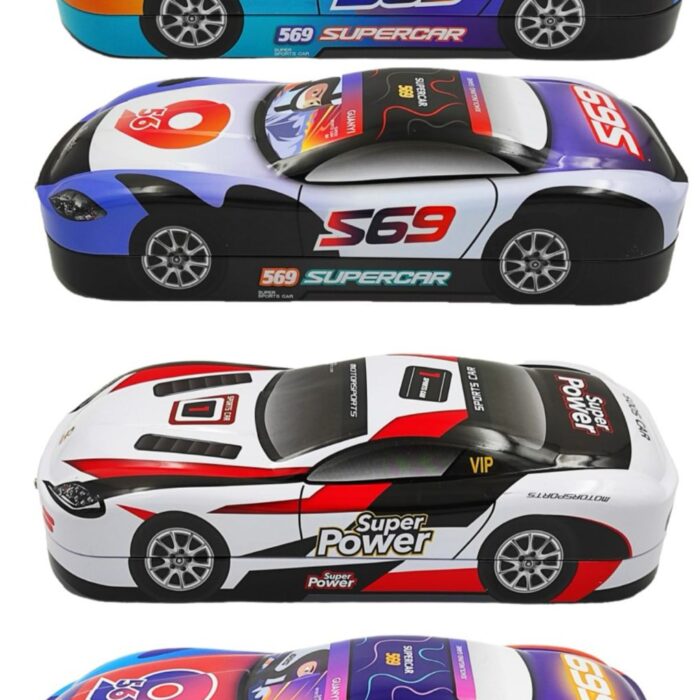 Racing Car Pencil Box with Book Stand11