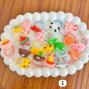 Cartoon Charms Kids Hairties pack (Pack of 20)