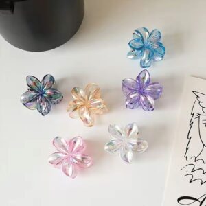 Holographic Daisy Flower Hair Claws (Pack of 2)