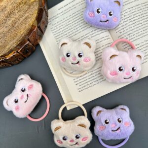 Cute Teddy plushie Hairties