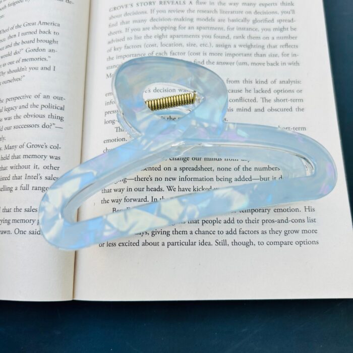 Bofeini Holographic Acrylic Hair Claw2