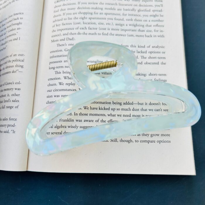 Bofeini Holographic Acrylic Hair Claw6
