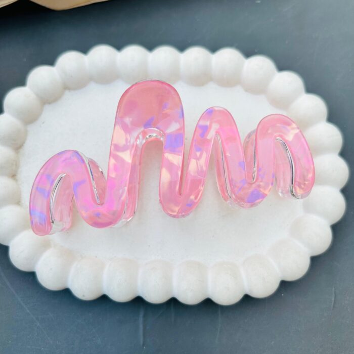 Bofeini Holographic Zigzag Hair Claw3