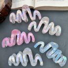 Bofeini Holographic Zigzag Hair Claw7