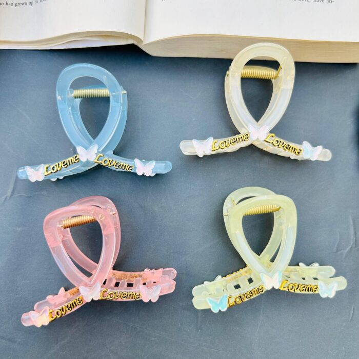 Butterfly Acrylic Hair Claws