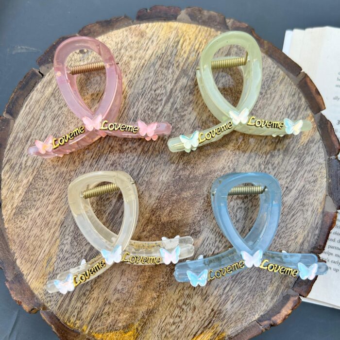 Butterfly Acrylic Hair Claws6
