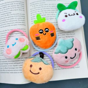 Cartoon Plushie Hairties