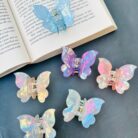 Holographic Butterfly Hair Claw