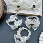 Lace Flower Bow Scrunchies3
