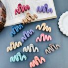 Matte Zigzag Hair Claw