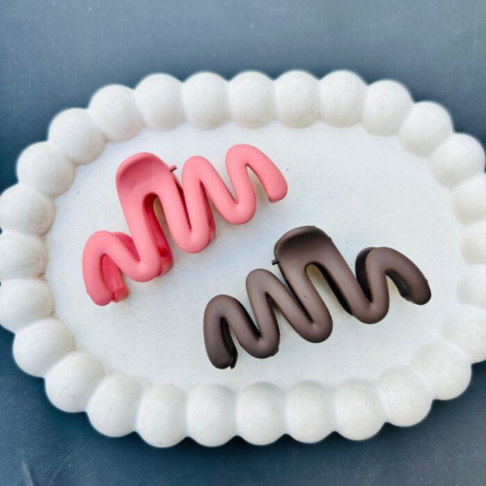 Matte Zigzag Hair Claw1
