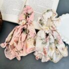 Ruffled Floral Tail Scrunchies1