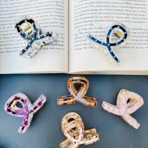 Bofeini Stone Studded Hair Claws