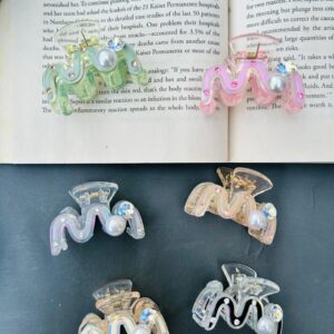 Bofeini Stone Studded Hair Claws