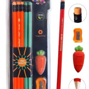Carrot theme Pencils set