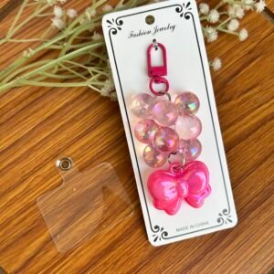 Beaded Bow Phone Charms