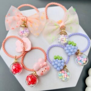 Adorable Cartoon Hairties (Pack of 6)