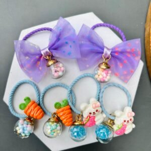 Adorable Cartoon Hairties (Pack of 6)